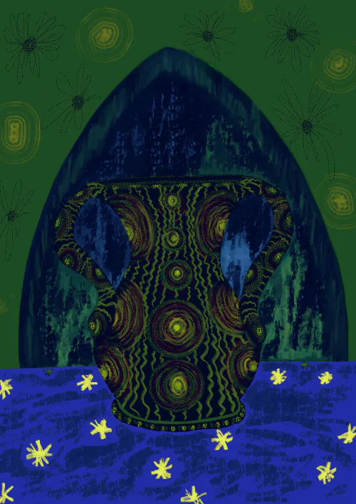 Mystic Vase 3 | Modern Digital Artwork