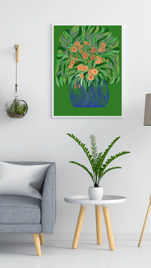 Vase Of Flowers wall artwork image downloads